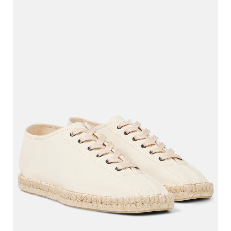 Lemaire Linoleum canvas lace-up espadrilles