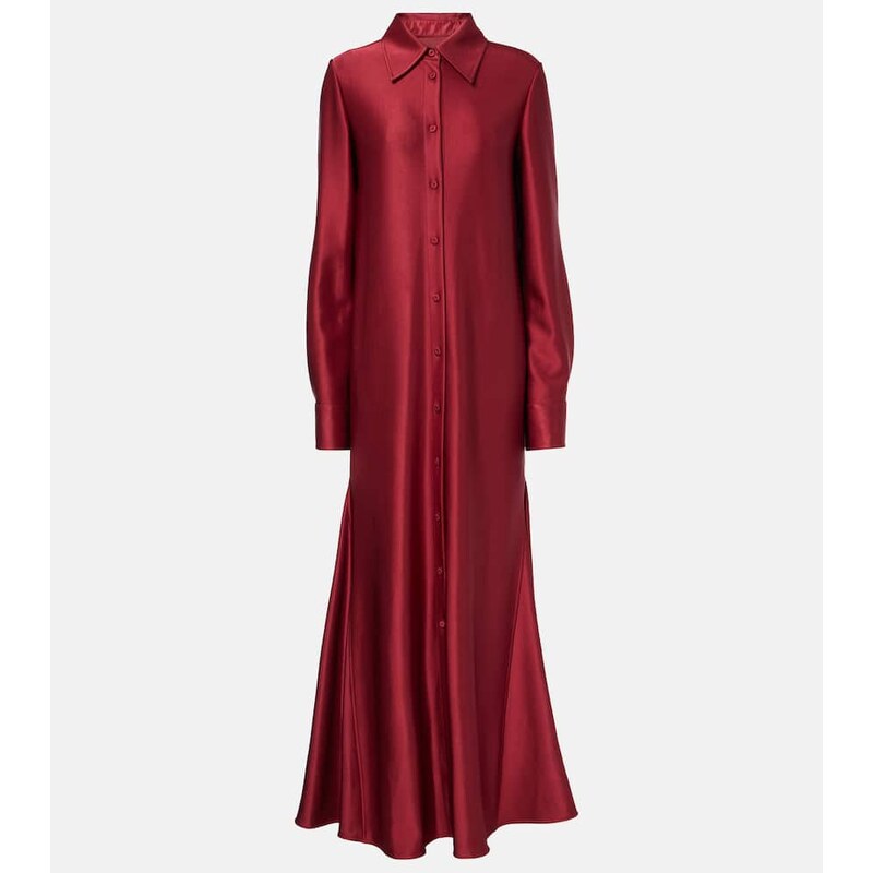Jil Sander Satin shirt dress