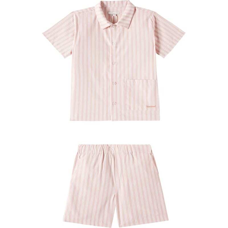 Liewood Leona striped cotton pajamas