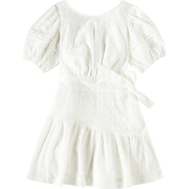 Poupette St Barth Kids Chantal broderie anglaise cotton dress