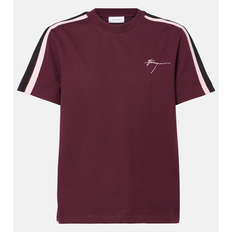 Ferragamo Logo cotton jersey T-shirt