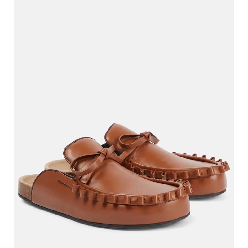 JW Anderson Ruffled leather mules
