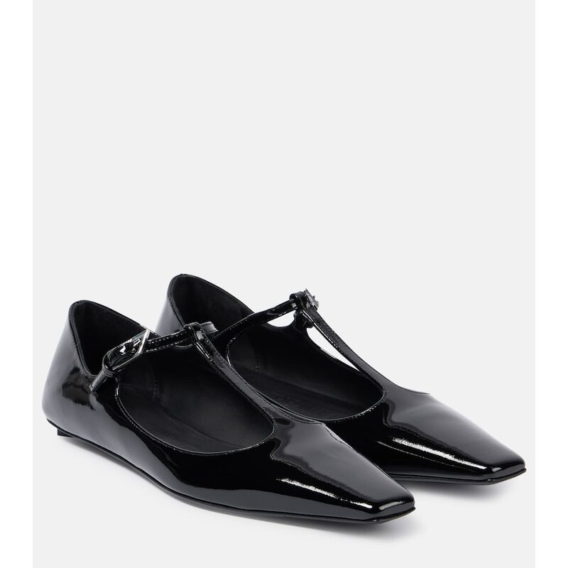 The Attico Juno leather ballet flats