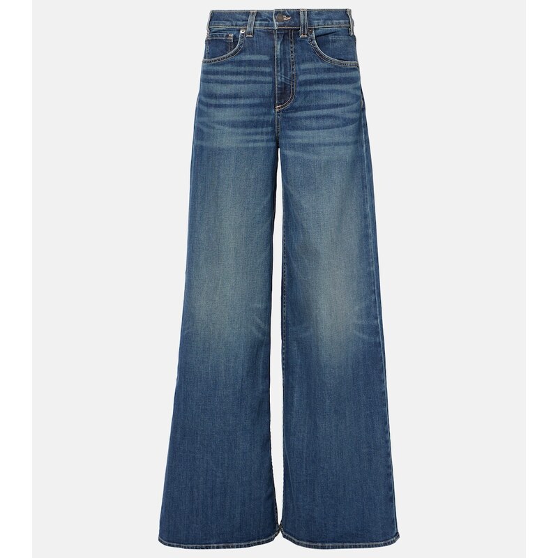 Nili Lotan Rolland mid-rise wide-leg jeans