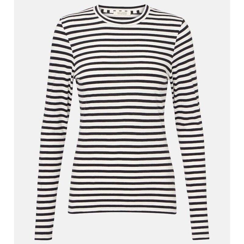 Nili Lotan Susana striped cotton jersey T-shirt