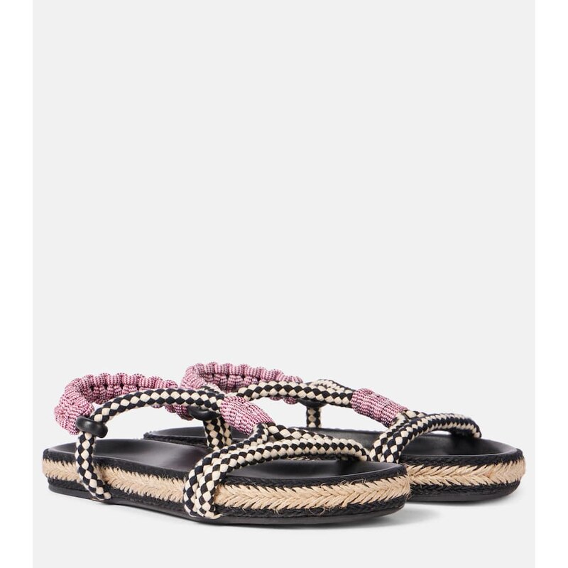 Isabel Marant Waltee leather espadrille sandals