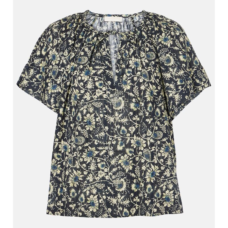 Ulla Johnson Sena printed cotton-blend top