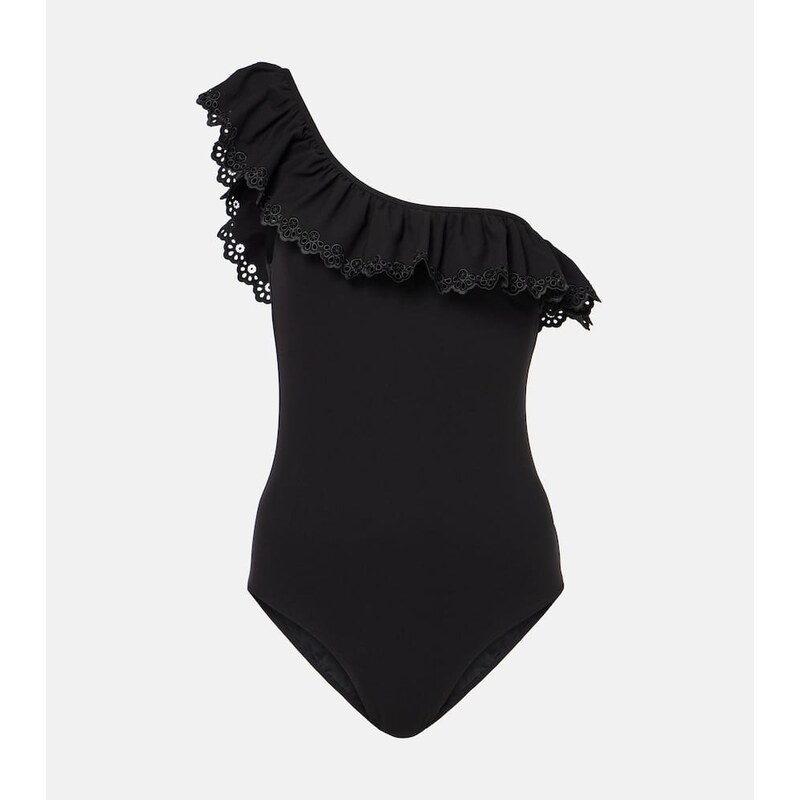 Ulla Johnson Solara Maillot ruflfed swimsuit