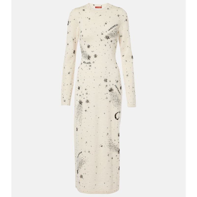 Altuzarra Ellima printed wool and silk maxi dress