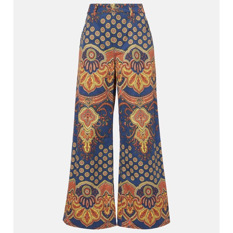 Valentino Voyage Imaginaire wide-leg jeans