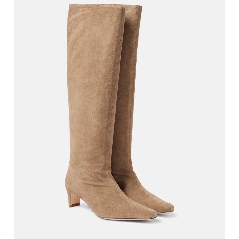 Staud Wally suede knee-high boots