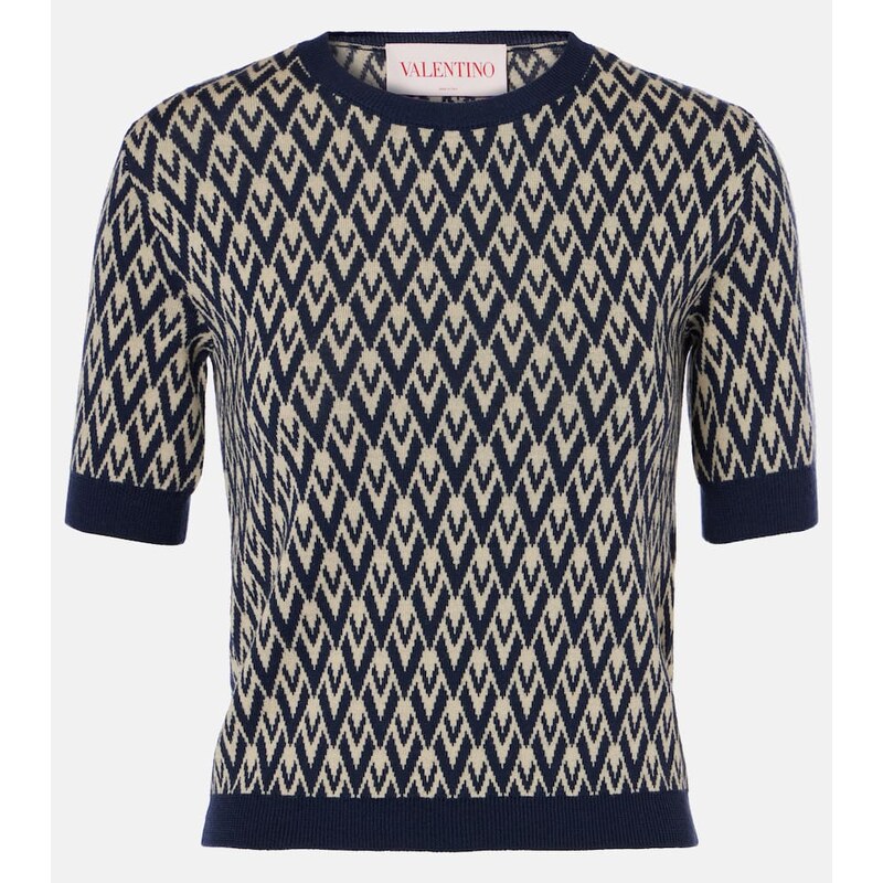 Valentino Toute La V virgin wool sweater