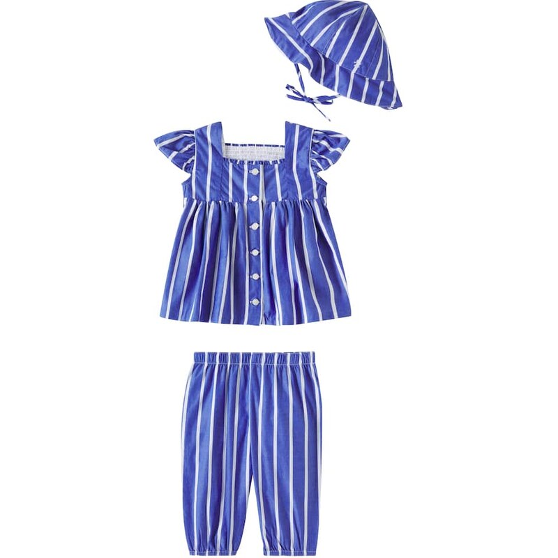 Polo Ralph Lauren Kids Baby cotton pants and hat set