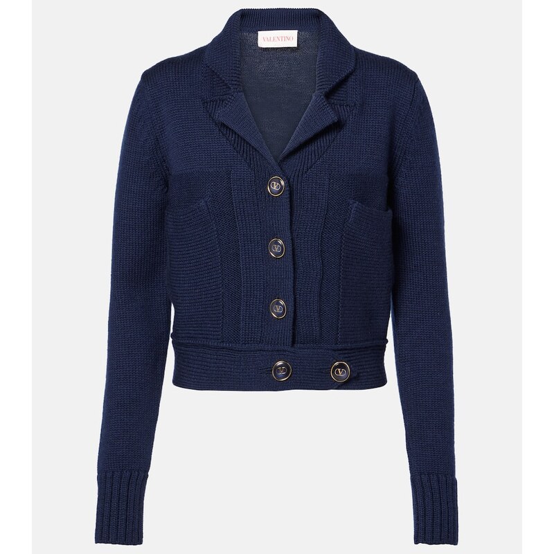 Valentino Wool and cotton cardigan