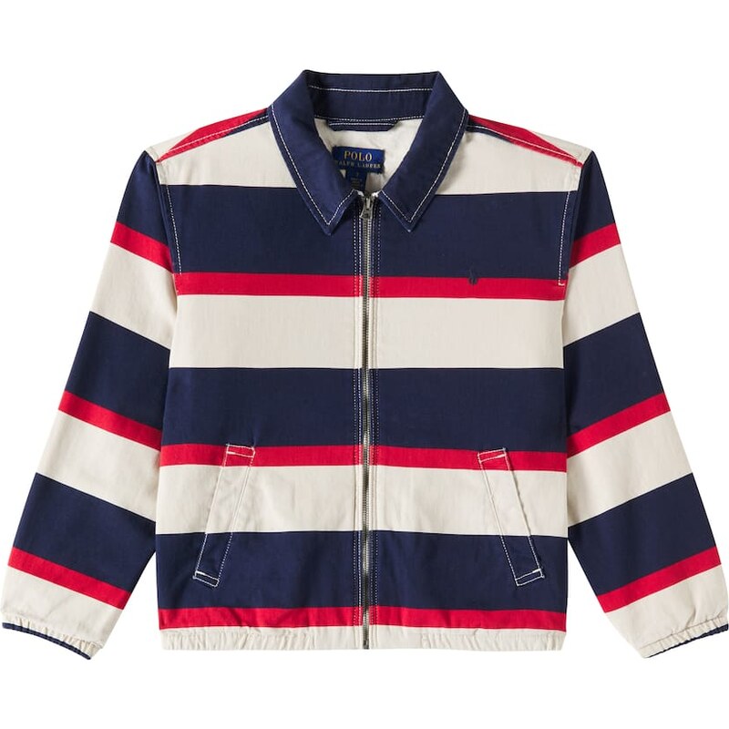 Polo Ralph Lauren Kids Bayport striped cotton windbreaker