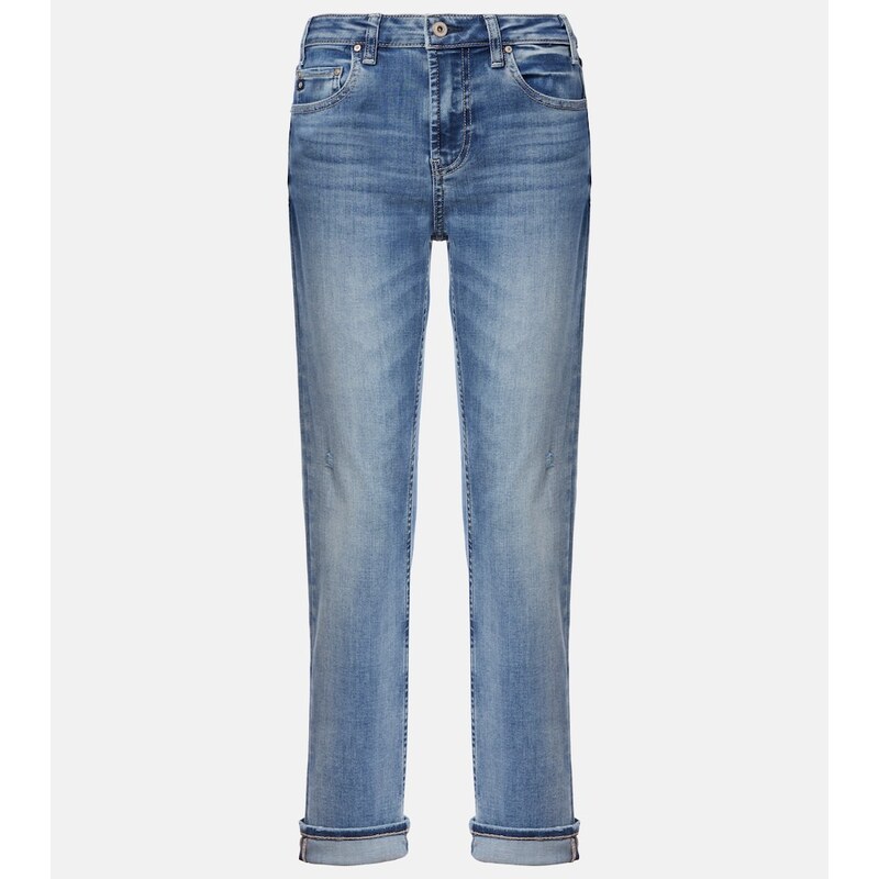 AG Jeans Girlfriend mid-rise straight jeans