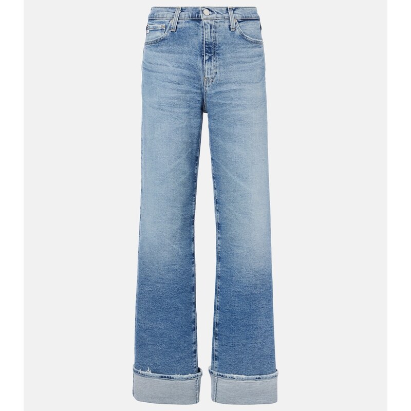 AG Jeans Kora high-rise wide-leg jeans