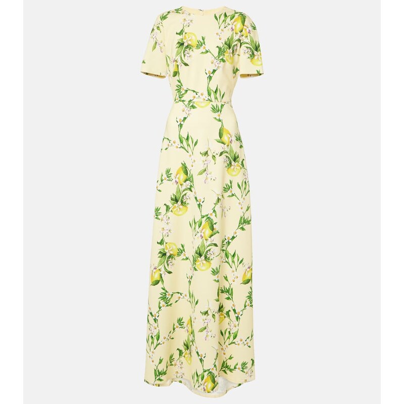 Monique Lhuillier Floral maxi dress
