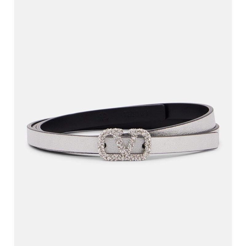 Valentino Garavani VLogo Signature reversible leather belt