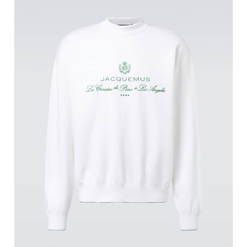 Jacquemus Venice logo embroidered sweatshirt
