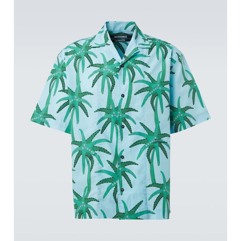 Jacquemus Jean printed cotton poplin shirt