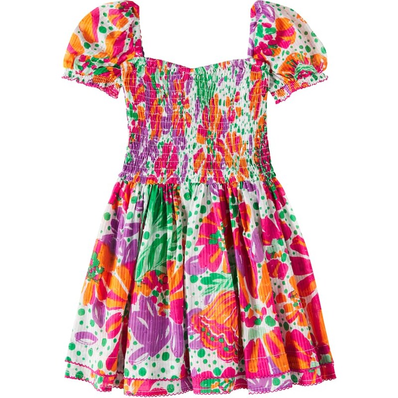 Poupette St Barth Kids Bertha floral cotton dress