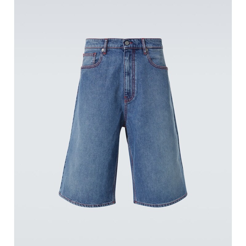 ERL Indiana denim Bermuda shorts