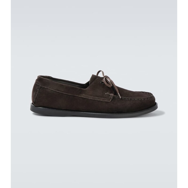 Saman Amel City Moc suede boat shoes