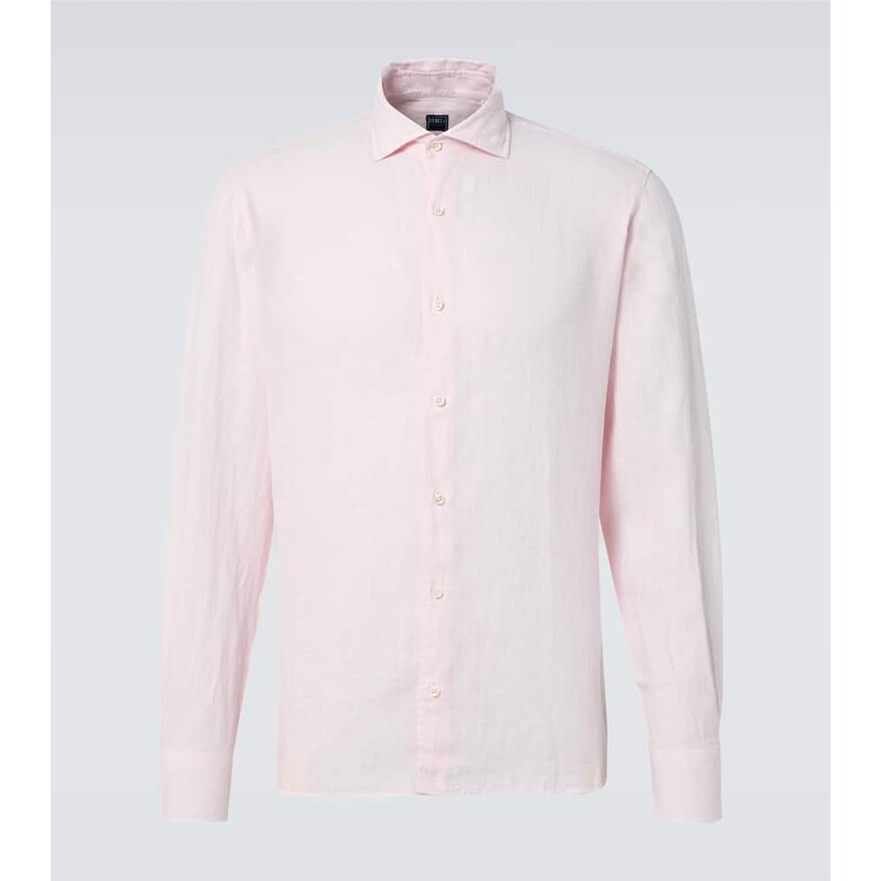 Fedeli Linen Oxford shirt