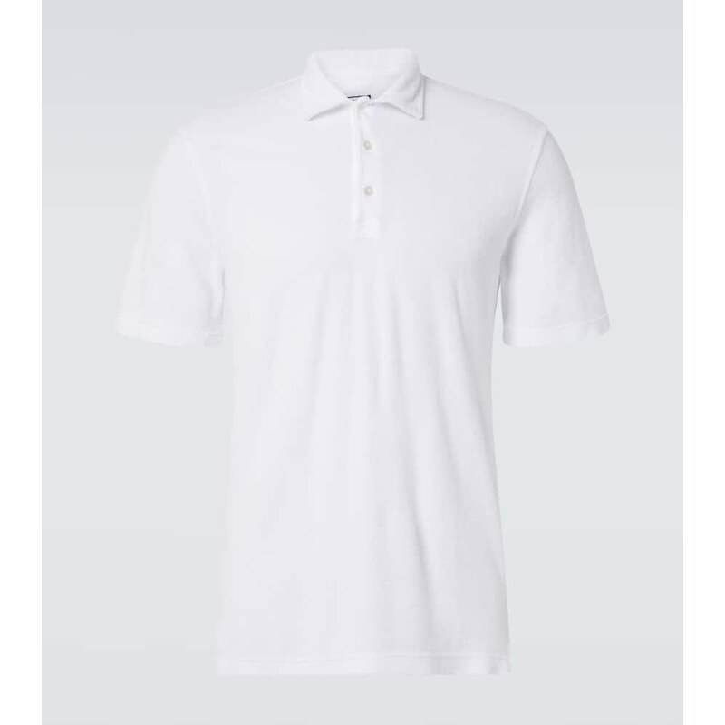 Fedeli Cotton terry polo shirt