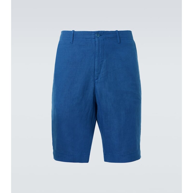 Fedeli Ajaccio linen Bermuda shorts