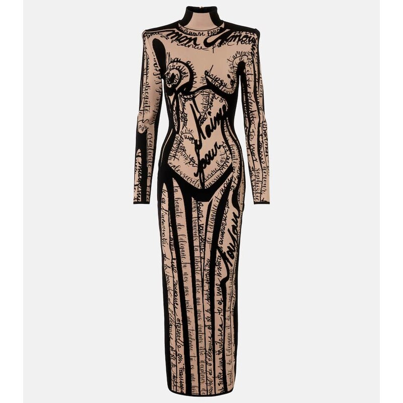 Balmain Knitted maxi dress
