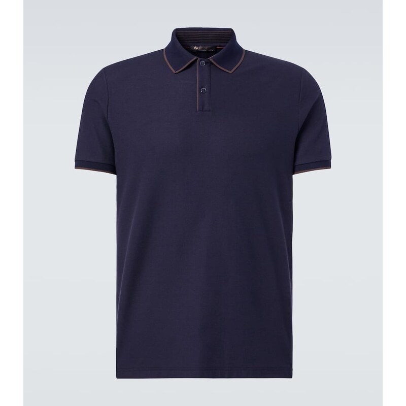 Loro Piana Brentwood cotton-blend piquÃ polo shirt