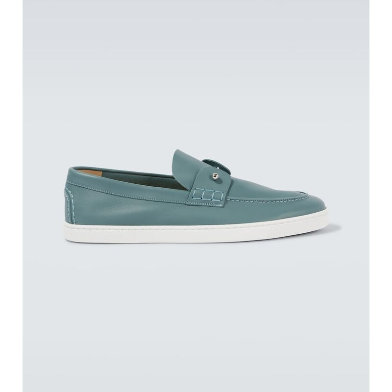 Christian Louboutin Chambeliboat leather slip-on shoes