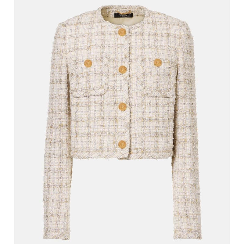 Versace Medusa tweed jacket
