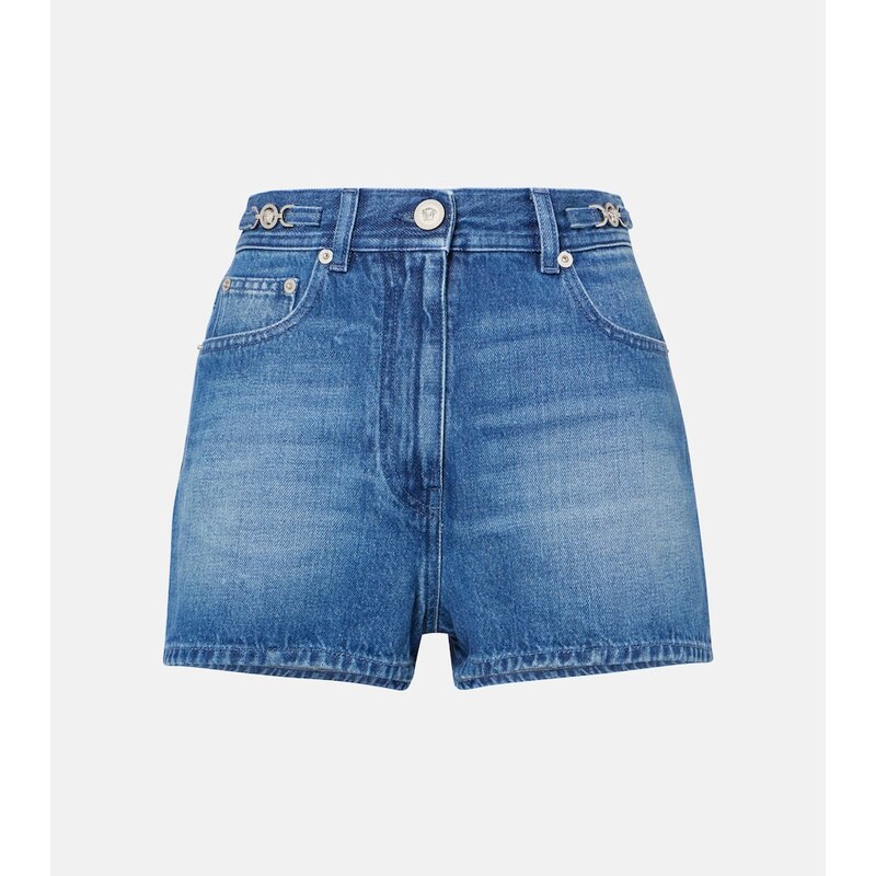 Versace Faded denim shorts