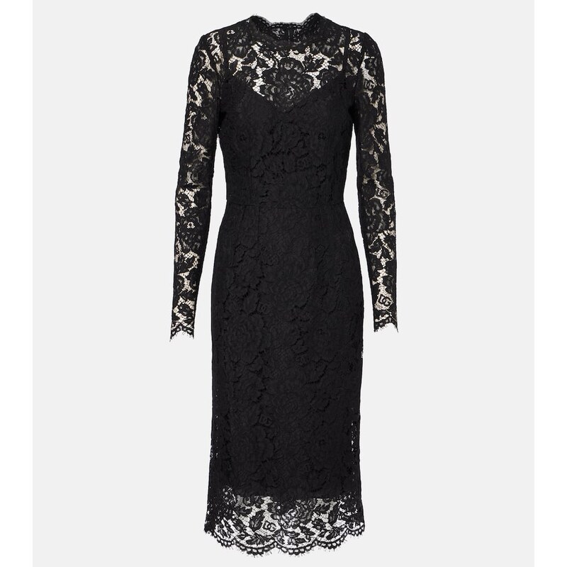 Dolce&Gabbana DG lace midi dress