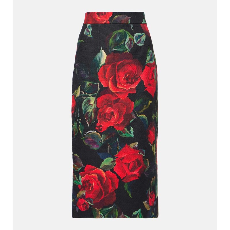 Dolce&Gabbana Floral pencil skirt