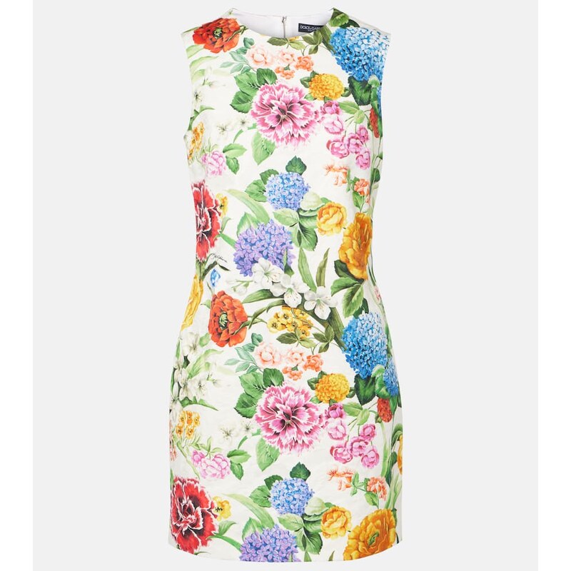 Dolce&Gabbana Floral cotton minidress