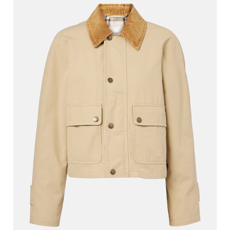 Košilová bunda Burberry v barvě bežové
