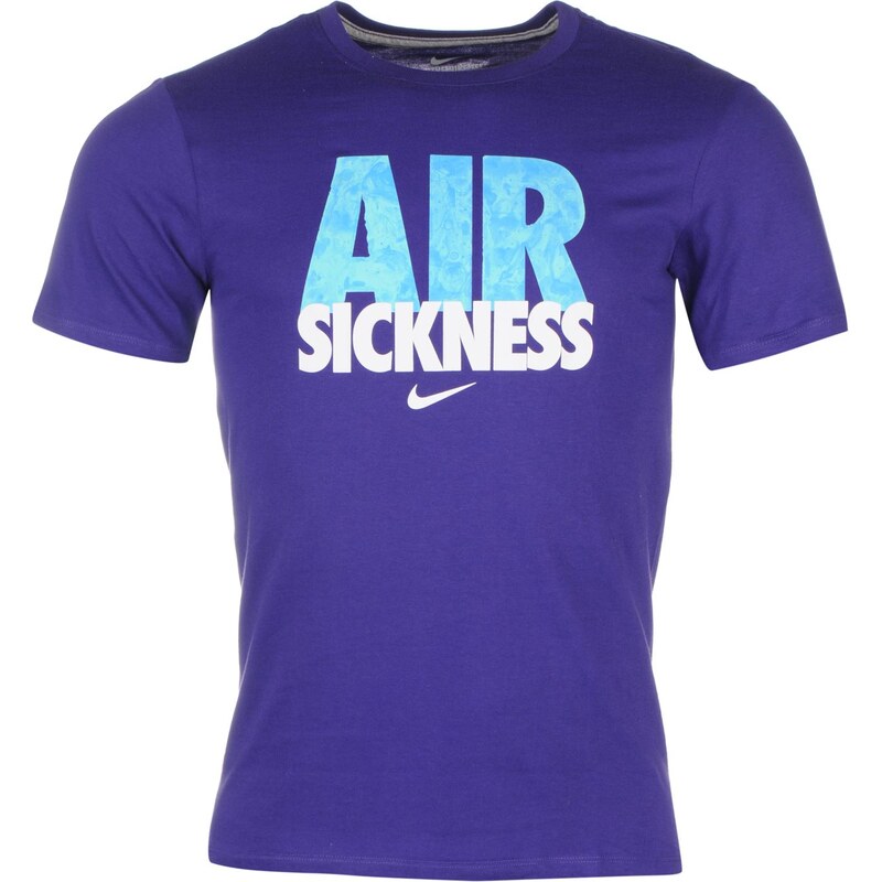 Tričko Nike Air Sicknes QTT pán. fialová