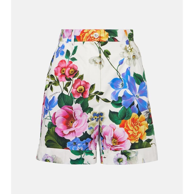 Dolce&Gabbana Floral cotton shorts