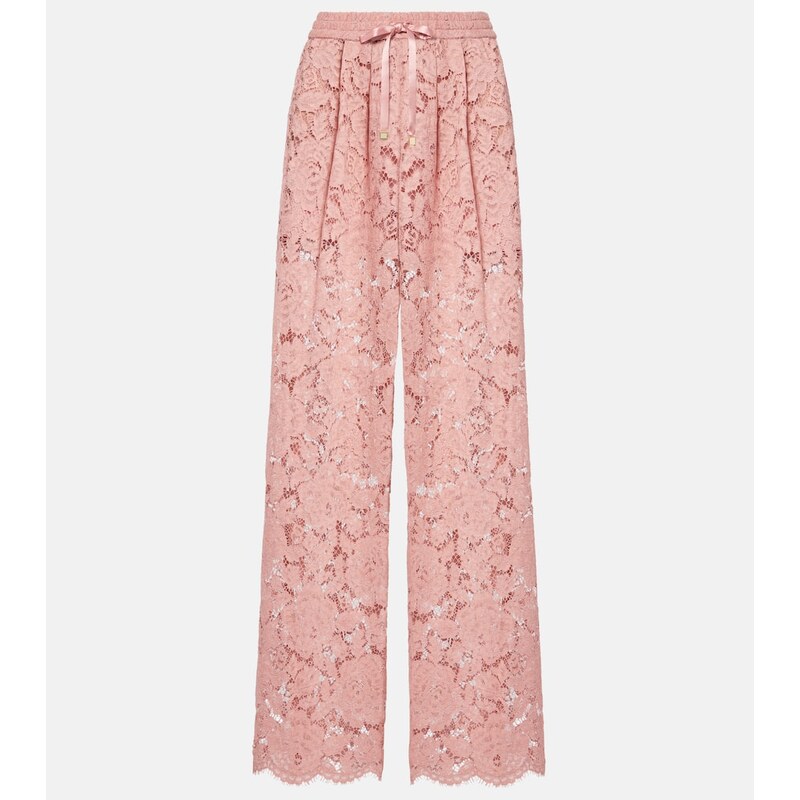 Dolce&Gabbana Lace wide-leg pants