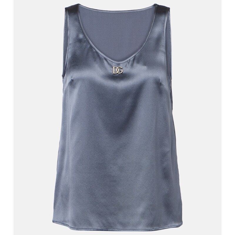 Dolce&Gabbana Silk-blend top