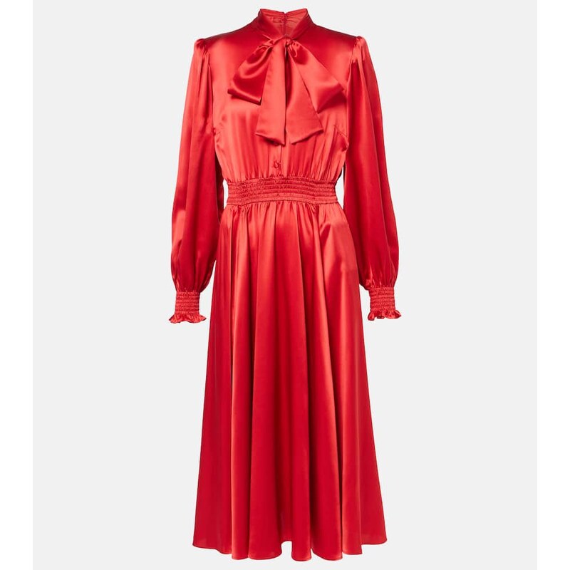 Dolce&Gabbana Silk satin shirt dress