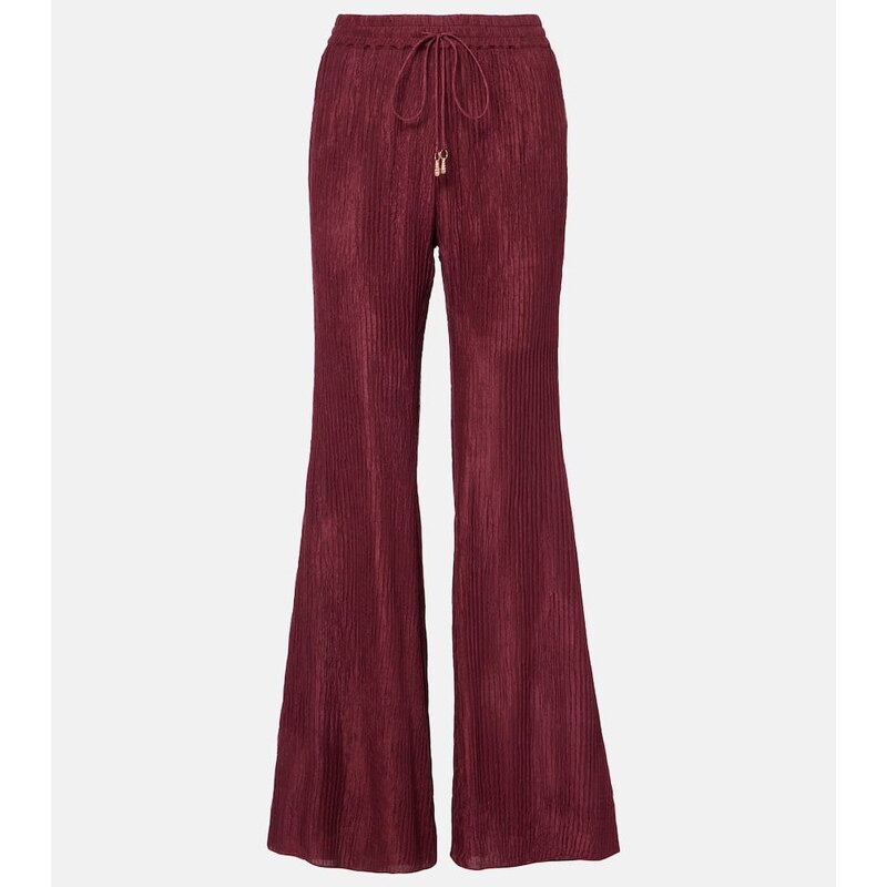 Gabriela Hearst Claude silk flared pants