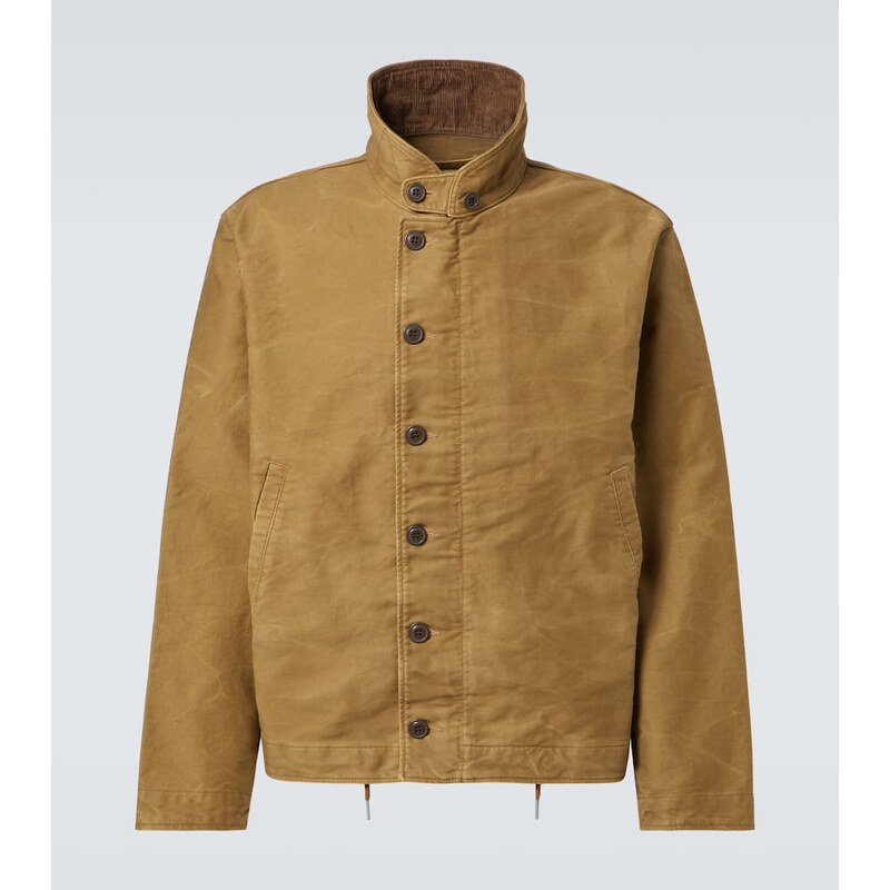 RRL Corduroy-trimmed cotton jacket