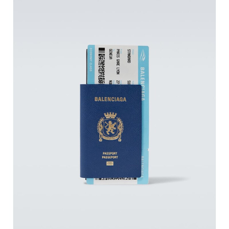 Balenciaga Passport leather wallet