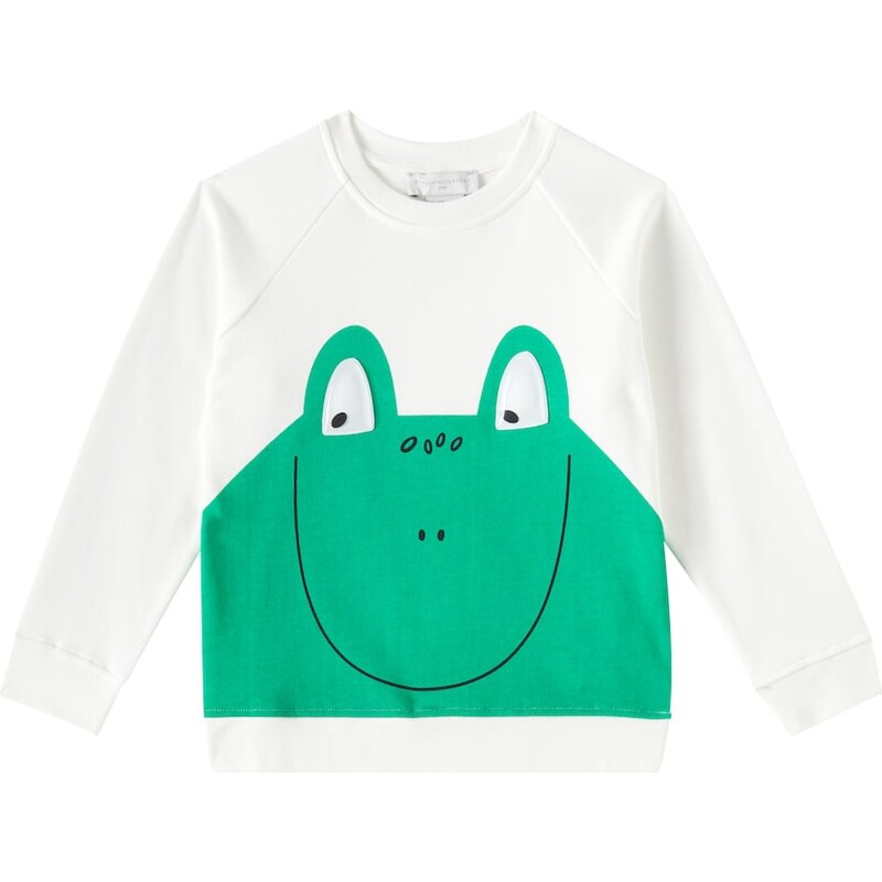 Stella McCartney Kids Printed cotton jersey sweatshirt