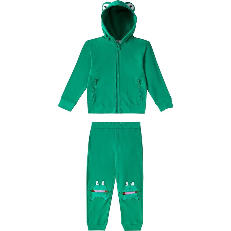 Stella McCartney Kids Cotton fleece tracksuit